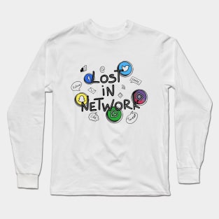 Lost in network Long Sleeve T-Shirt